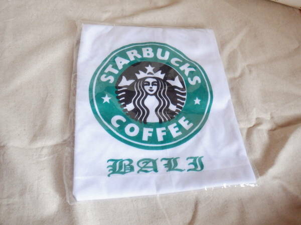 Ｃ6『未開封　スターバックス（ＳＴＡＲＢＵＣＫＳ）のロゴ付きＴシャツ～Ｍサイズ』