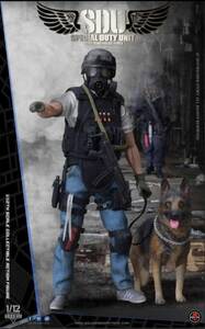 * new goods 1/12 man action figure Hong Kong police special .. ream Soldier Story