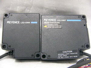 ★動作保証★ KEYENCE LX2-13WT + LX2-13R カーテン式透過型レーザセンサ