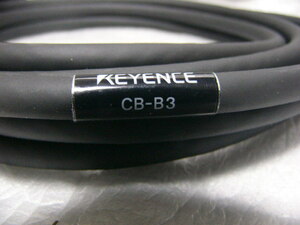 ★未使用に近い KEYENCE CB-B3 接続ケーブル3m レーザ変位計 LK-G5000シリーズ用