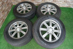 超美品★EuroMagic 5.5J+45 4H100★95~99%山★2021年★Marquis 185/70R14 シャトル フィット グレイス フリード ヴィッツ ヤリス ノート 他