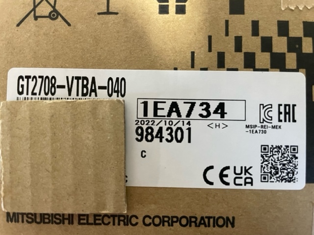 JChere雅虎拍卖代购：新品未使用/三菱電機/タッチパネル/GT2710-VTBA