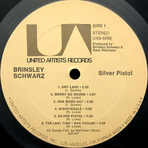★良盤 US ORIG LP★BRINSLEY SCHWARZ/Silver Pistol 1972年 両面マト1 高音圧 NICK LOWE在籍 英国SWAMP傑作 元祖PUB ROCK 英国のTHE BANDの画像3