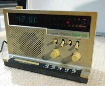 【レアもの】三菱電機カレンダークロックラジオ JEAGAM FT-880【昭和レトロ】_画像2