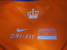 オランダ 代表 2014 ホーム ユニフォーム ジュニア M 140-150cm ナイキ NIKE Netherlands 子供用 キッズ オレンジ サッカー シャツ_画像3