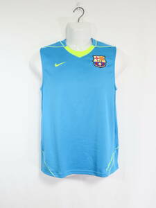 バルセロナ ノースリーブ タンクトップ プラクティスシャツ ユニフォーム S ナイキ NIKE barcelona サッカー トレーニングウェア