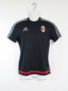 AC Milan Practice Practice Training Uniform XS Adidas Milan Italia Italia Wear Fober Black Black