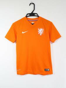 オランダ 代表 2014 ホーム ユニフォーム ジュニア M 140-150cm ナイキ NIKE Netherlands 子供用 キッズ オレンジ サッカー シャツ