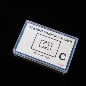 美品 Canon F-1用 FOCUSING SCREEN L C 全面マット式 フォーカシングスクリーン 旧F-1 キヤノン ②