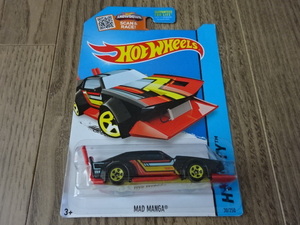 HW Hot WHeeLS MAD MANGA ホットウィール マッドマンガ 暴走族 族車 竹槍 出っ歯 チバラギ仕様 グラチャン ミニカー ミニチュアカー 黒色