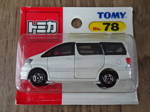 絶版 トミカ No.78 トヨタ アルファード 1/65 初代 ミニバン ミニカー ミニチュアカー TOMICA TOYOTA ALPHARD Toy car Miniature