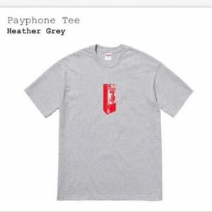 新品 supreme18ss Payphone TシャツM size 半タグ付き