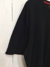 Tommy Hilfiger トミーヒルフィガー コットン半袖Tシャツ Tシャツ 胸ロゴ メンズXXL 大きめ 黒 良品綺麗_画像5