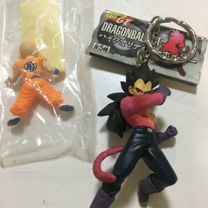 ☆フィギュアアニメ「ドラゴンボールGTベジータキーホルダー クリリン2体セット」DBZジャンプ鳥山明マンガ人形DRAGON BALL悟空勝