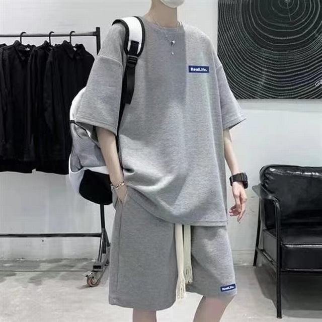 夏 カジュアル 半袖シャツ ショートパンツ 韓國ファッション 