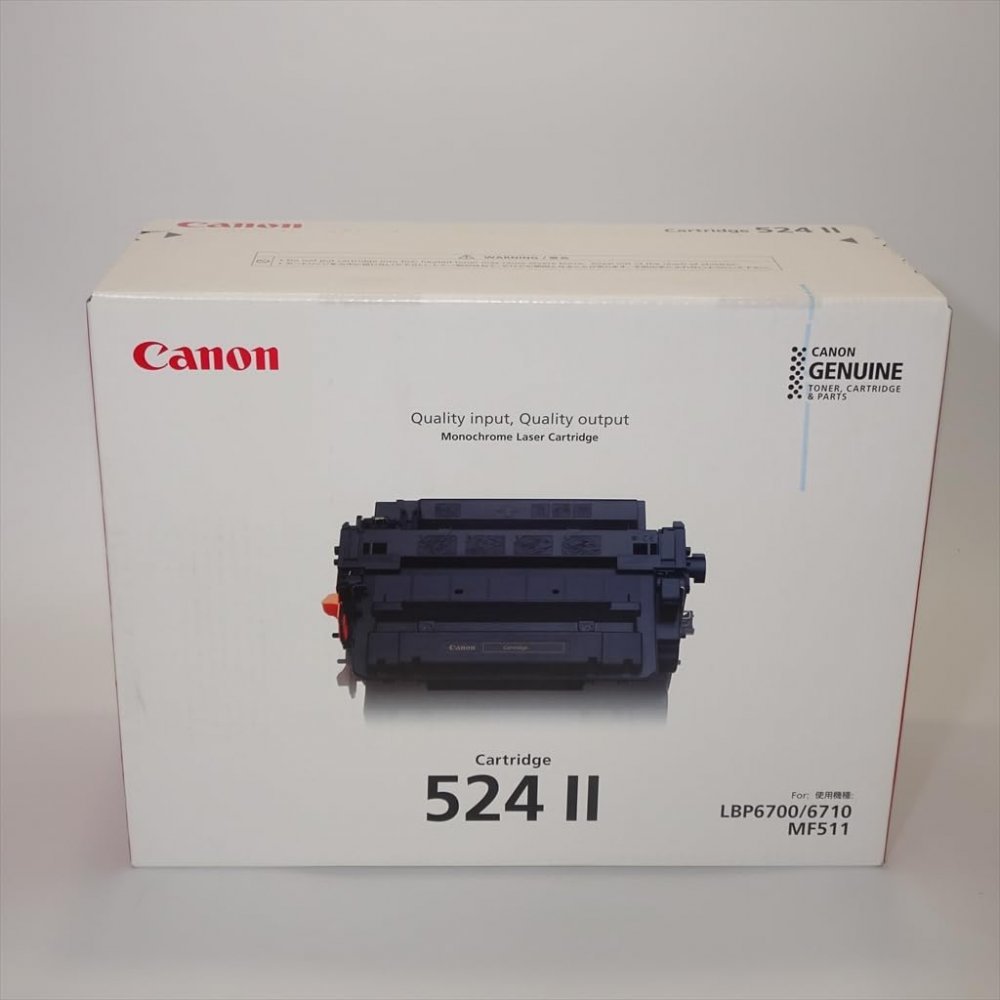 2023年最新】ヤフオク! -canon トナーカートリッジ524 純正の中古品