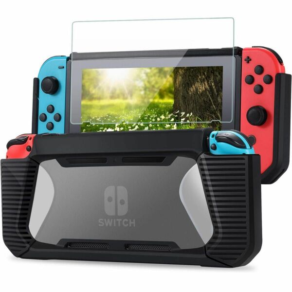 Nintendo Switch 任天堂スイッチ ガラスフィルム 保護ケース 衝撃吸収 Switchケース 