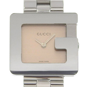 グッチ GUCCI レディース クォーツ 腕時計 SS ピンク文字盤 3600L 中古 新入荷 GU0520