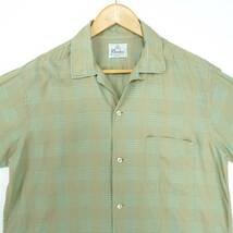 Rhodes Shirts 1950s 1960s M SHIRT23148 Vintage ロードス オープンカラーシャツ 1950年代 1960年代 ヴィンテージ ボックスシルエット_画像3