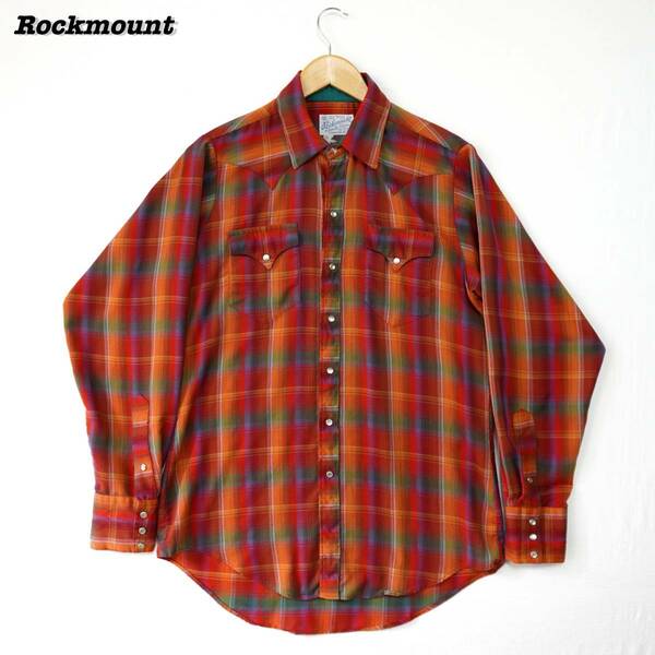 Rockmount Ranch Wear Shirts SHIRT23168 1980s Vintage ロックマウント ウェスタンシャツ 1980年代 アメリカ製 ヴィンテージ