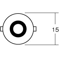 M＆H バイク ウィンカー・テール球 12V5W BA15S 1P5105_画像2