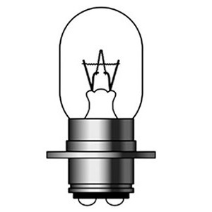 M＆H バイク ヘッドライト球 PH7 6V15/15W P15D25-1 1P2002