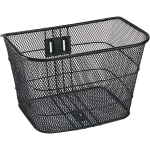 Sentan Industrial Bicycle Front Basket / Gassapt Basketball Square Casket Black NB-610P