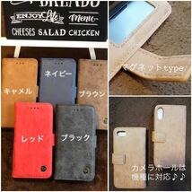 本革　手帳型　スマホケース　オシャレ　シンプル　レザー　全5色 iPhoneケース　ビジネス　プレゼント iPhone6.6s/7.8/X.Xs/XR/SE2/SE3_画像9