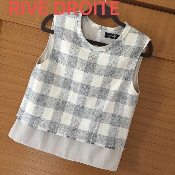 RIVE DROITE ノースリーブカットソー