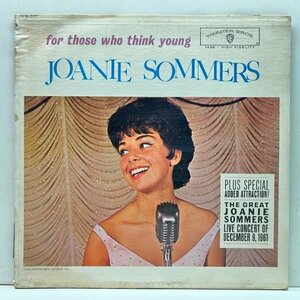 美盤!! MONO USオリジナル PAT#スタンパー JOANIE SOMMERS For Those Who Think Young ('62 Warner) w/ Marty Paich, Bill Perkins