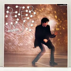 美品!! JPNプレス PETER WOLF Lights Out ('84 EMI America) 解説シート付属 Mick Jagger 参加 ピーター・ウルフ ソロ1st. LP