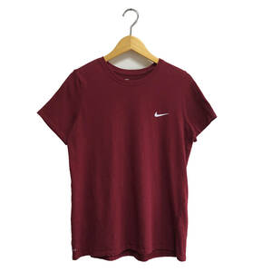 【980円スタート】 USA 古着 半袖 Tシャツ NIKE レッド 赤 Mサイズ DRIFIT スポーツ シンプル 古着卸 激安 品番BA1103