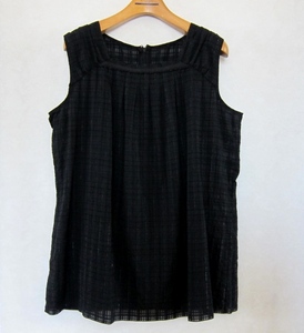  Comme Ca -te- mode COMME CA DU MODE tank top black color size 13 spring * for summer beautiful goods 