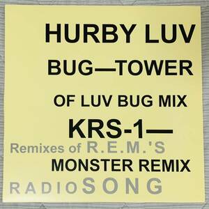 ★ R.E.M. FEAT KRS-1 / RADIO SONG MONSTER REMIX ☆ SOHO / HOT MUSICネタ使いの大名盤 US PROMO ONLY 激レア