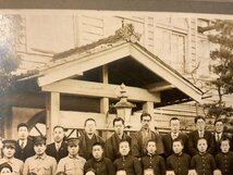 QQ-83 ■送料込■ 長野県 尋常高等小学校 卒業記念 教師 男子 学生服 女子 着物 写真 古写真 佐久 ライト写真館 昭和10年 印刷物/くKAら_画像8