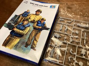 TT-266 ■送料込■ WW2 USN LCM Crew 美国 海軍 艇船員 軍隊 兵隊 1/35 トランぺッター 人形 フィギュア 121g●未使用品/くGOら