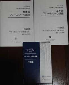 2023年 行政書士 リーダーズ 基本書フレームワーク講義 行政法 パーフェクト過去問集 辰巳法律研究所 山田 櫻井 橋本