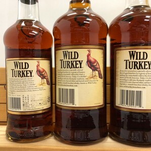 ワイルド ターキー 8年 12年 ３本セット 1000ml ×２本 700ml ×1本 50.5% 101プルーフ WILD TURKEY 古酒 バーボンウイスキー 箱つきの画像4