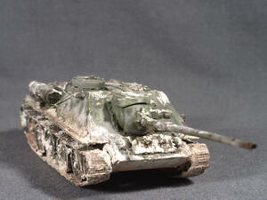 SU-85M駆逐戦車　1/72完成品　ユニモデル