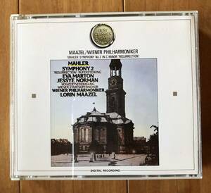 2CD-July / CBS-SONY / E.Marton & J.Norman (s) Maazel・Wiener Philharmoniker / MAHLER Symphony No.2 c Minor「Resurrection」