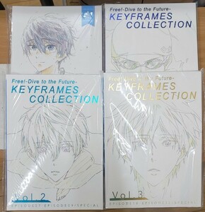 【４冊セット】Free!-Dive to the Future- KEYFRAMES COLLECTION イラストレーションワークス