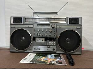 希少 ビクターVICTOR ラジカセ FM/AM ステレオ カセットコーダー RC-M90 動作品 ラジカセ レトロ メンテナンス済みNo:2