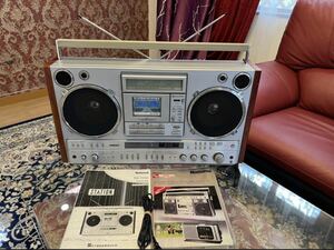 National National radio-cassette RX-7200 station operation goods FMAM reception possible long-term keeping goods beautiful goods NO:3