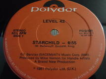 US12' Level 42/Starchild　*ジャケ左下破れ,ジャケ口部折れシワ有_画像4