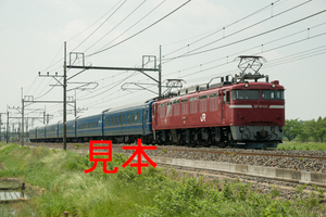 鉄道写真データ（JPEG）、00090872、EF81-133＋24系（乗務員訓練運転）、JR東北本線、東大宮〜蓮田、2013.05.16、（7056×4709）