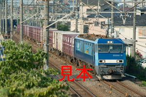 鉄道写真データ（JPEG）、00111133、EH200-16＋貨物、JR武蔵野線、東所沢〜新秋津、2013.07.11、（6905×4608）