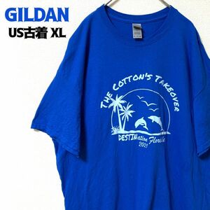 US古着 GILDAN ギルダン 半袖Tシャツ プリント ロンダ ゆるだぼ XL