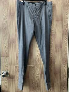 新品 junhashimoto ジュンハシモト ロロピアーナ 3WAY RIB TROUSERS RIB PANTS スラックス トラウザーズパンツ リブパンツ グレー 4