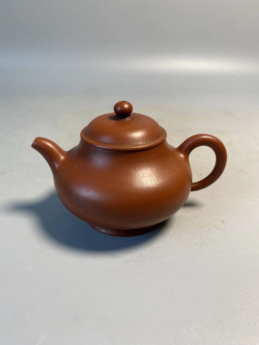 旧家蔵出清時代陶磁器朱泥紫泥急須唐物時代物茶壷煎茶道具中国宜興紫砂