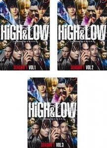 HiGH ＆ LOW SEASON1 全3枚 第1話～第10話 最終 レンタル落ち 全巻セット 中古 DVD テレビドラマ